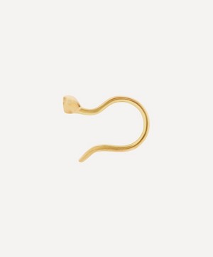 Atelier VM - 18ct Gold Tappabuchi Single Diamond Earring image number 2