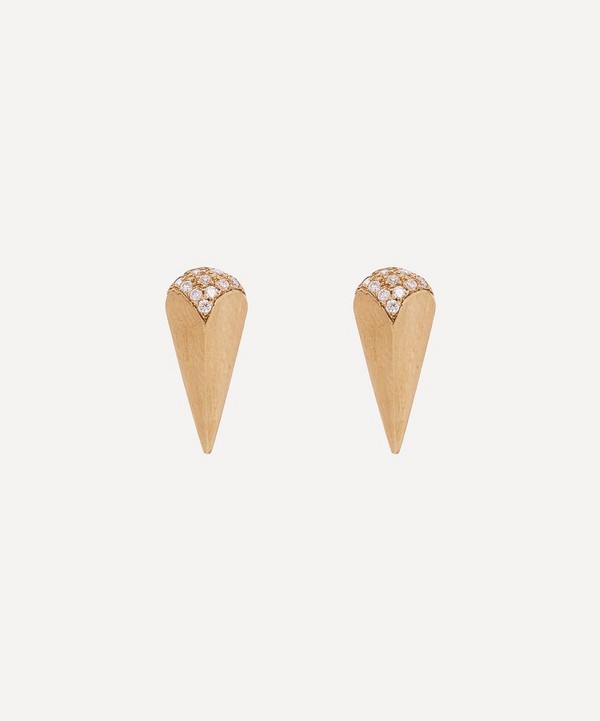 Atelier VM - 9ct Gold Soraya Diamond Stud Earrings image number null
