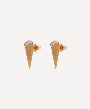 Atelier VM - 9ct Gold Soraya Diamond Stud Earrings image number 2