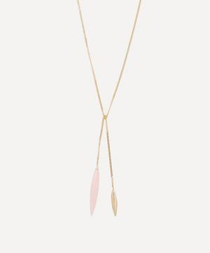 Atelier VM - 18ct Gold Close To Me Rose Opal Necklace image number 0