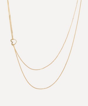 Atelier VM - 9ct Gold Darling Short Heart Pendant Necklace image number 0
