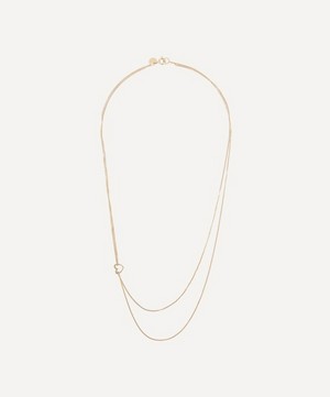 Atelier VM - 9ct Gold Darling Short Heart Pendant Necklace image number 2