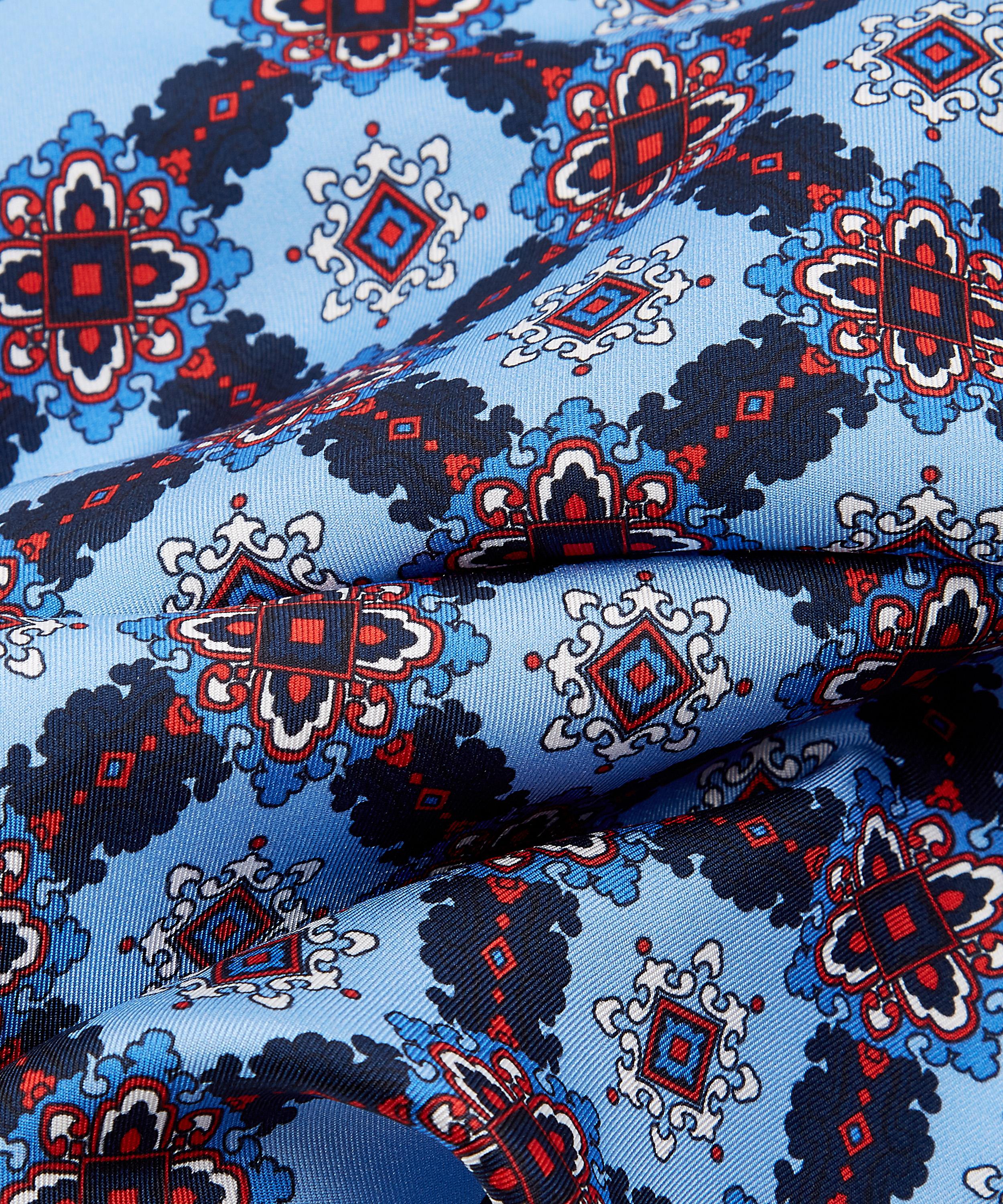 Liberty - Congleton Printed Silk Pocket Square image number 3