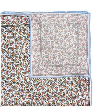Liberty - Floral Summer Wedding Printed Silk Pocket Square image number 0
