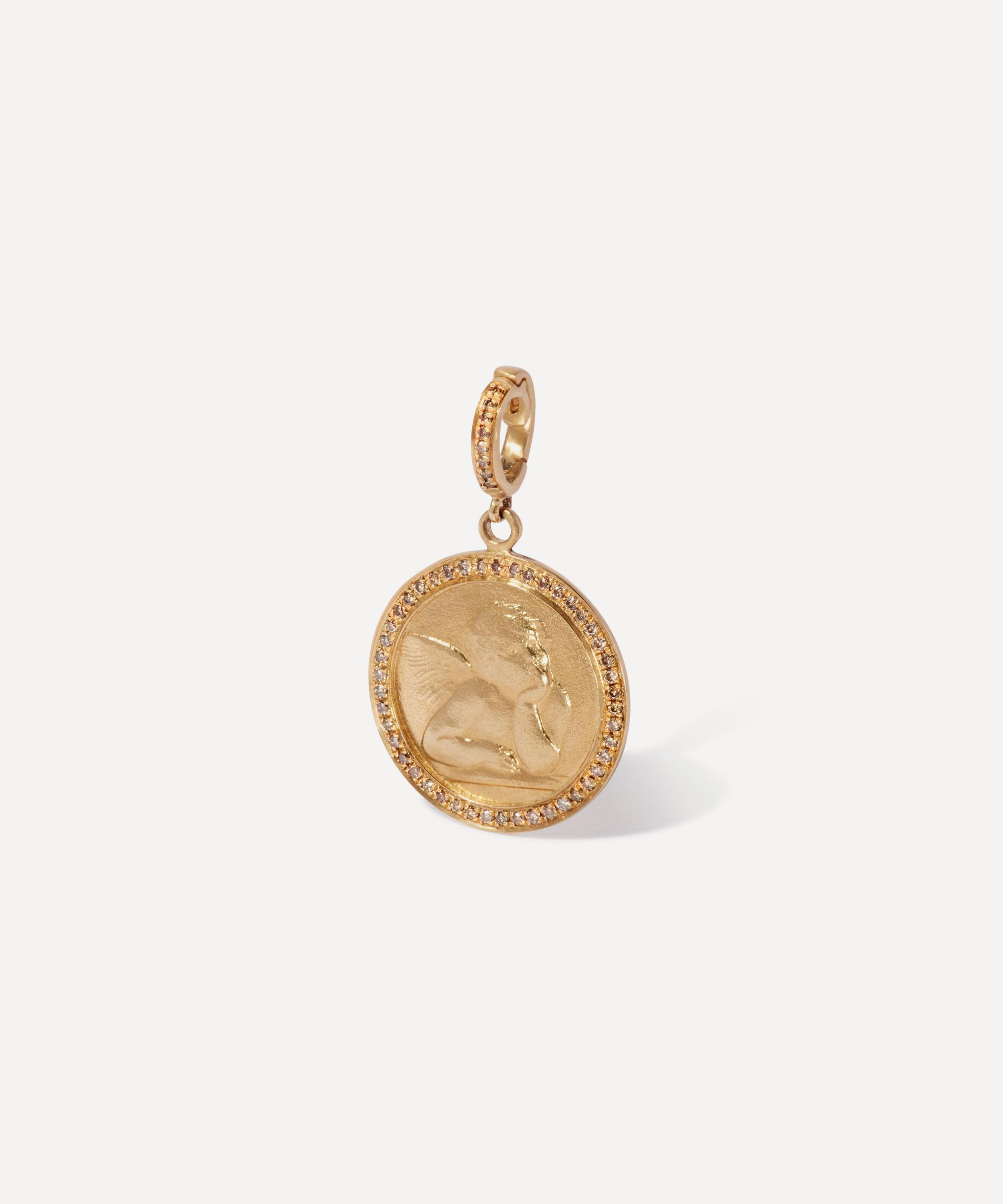 Annoushka - 18ct Gold Mythology Diamond Cherub Charm image number 0