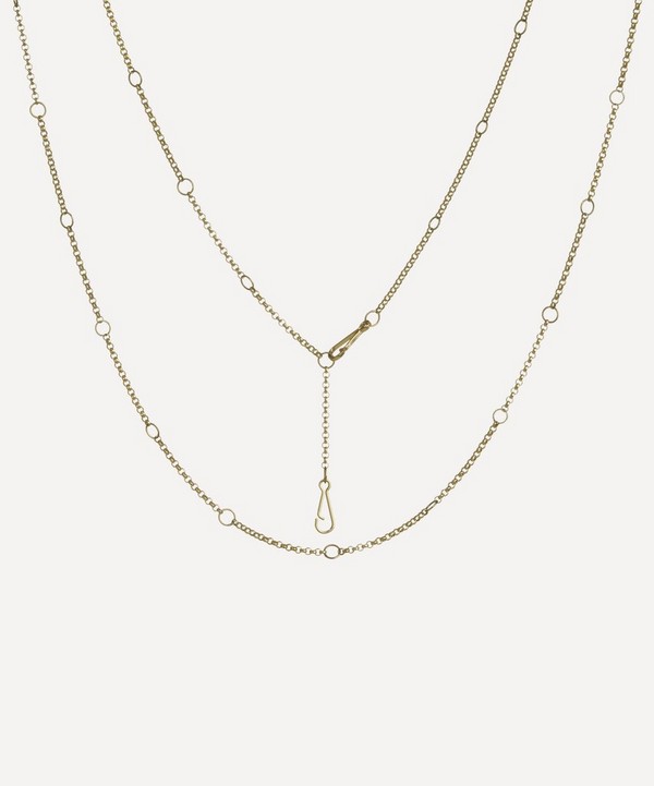 Annoushka - 14ct Gold Hoopla Long Chain Necklace image number null