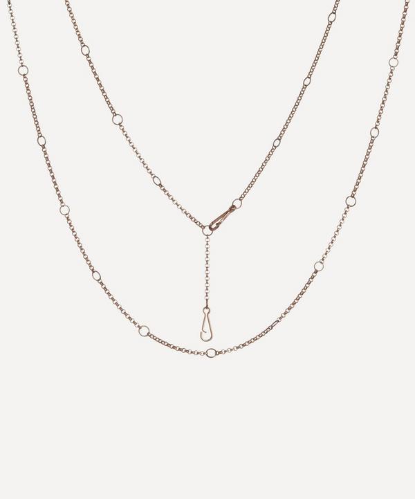 Annoushka - 14ct Rose Gold Hoopla Long Chain Necklace image number null
