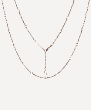 Annoushka - 14ct Rose Gold Hoopla Long Chain Necklace image number 0
