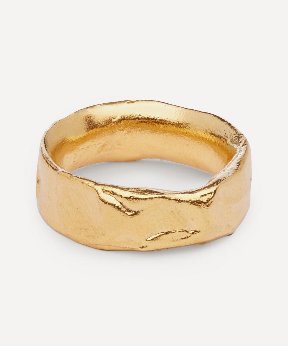 Alighieri Gold-plated Dante's Shadow Ring