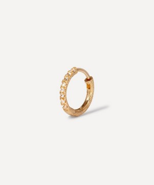 Annoushka - 18ct Gold Dusty Diamonds Large Hoop Earring image number 0