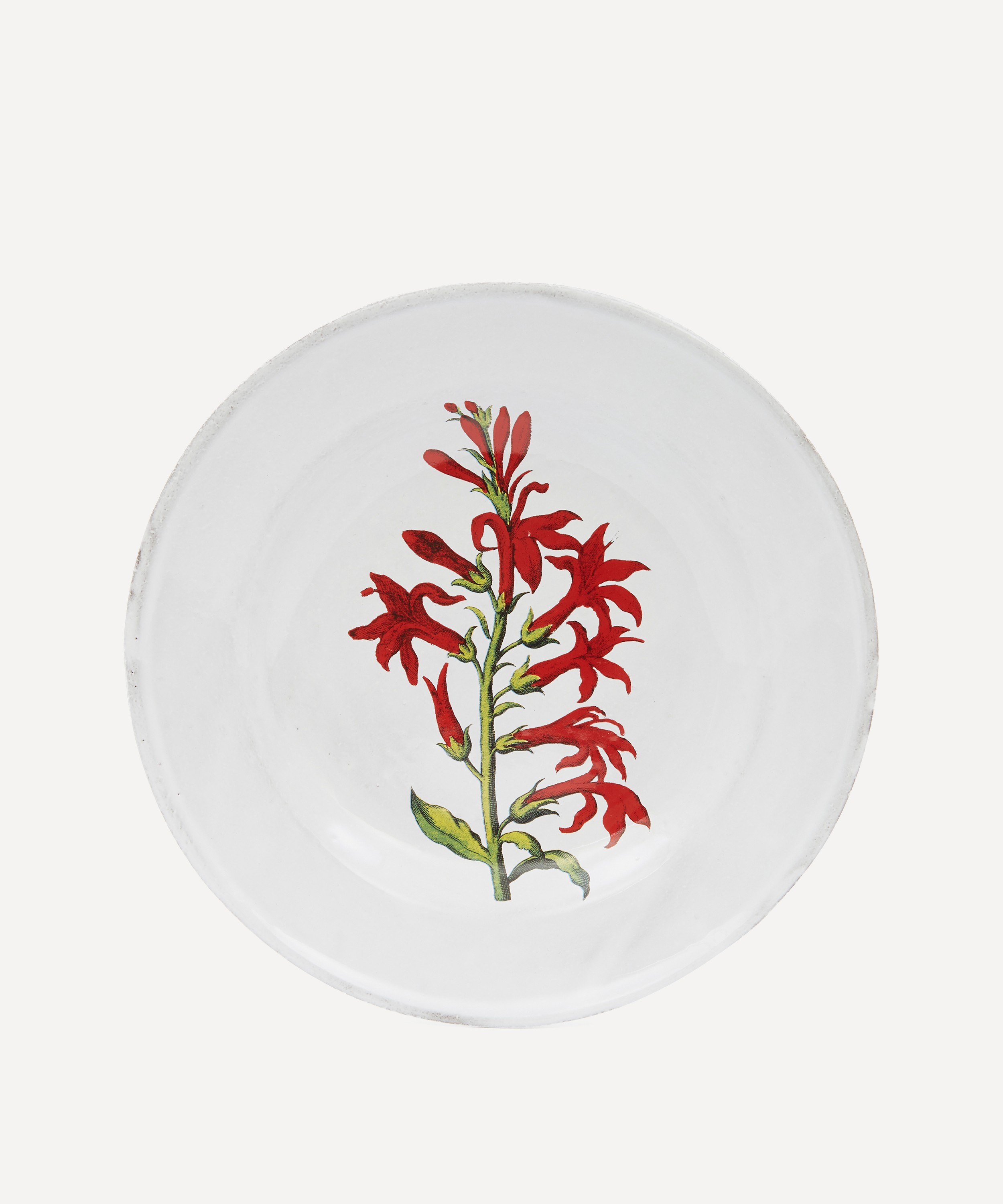Astier de Villatte - Cardinal Flower Soup Plate