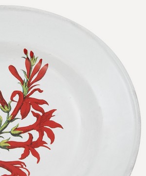 Astier de Villatte - Cardinal Flower Soup Plate image number 3