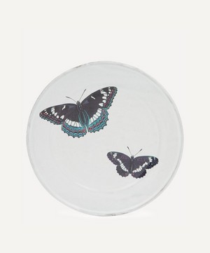 Astier de Villatte - Two Flying Butterflies Plate image number 0