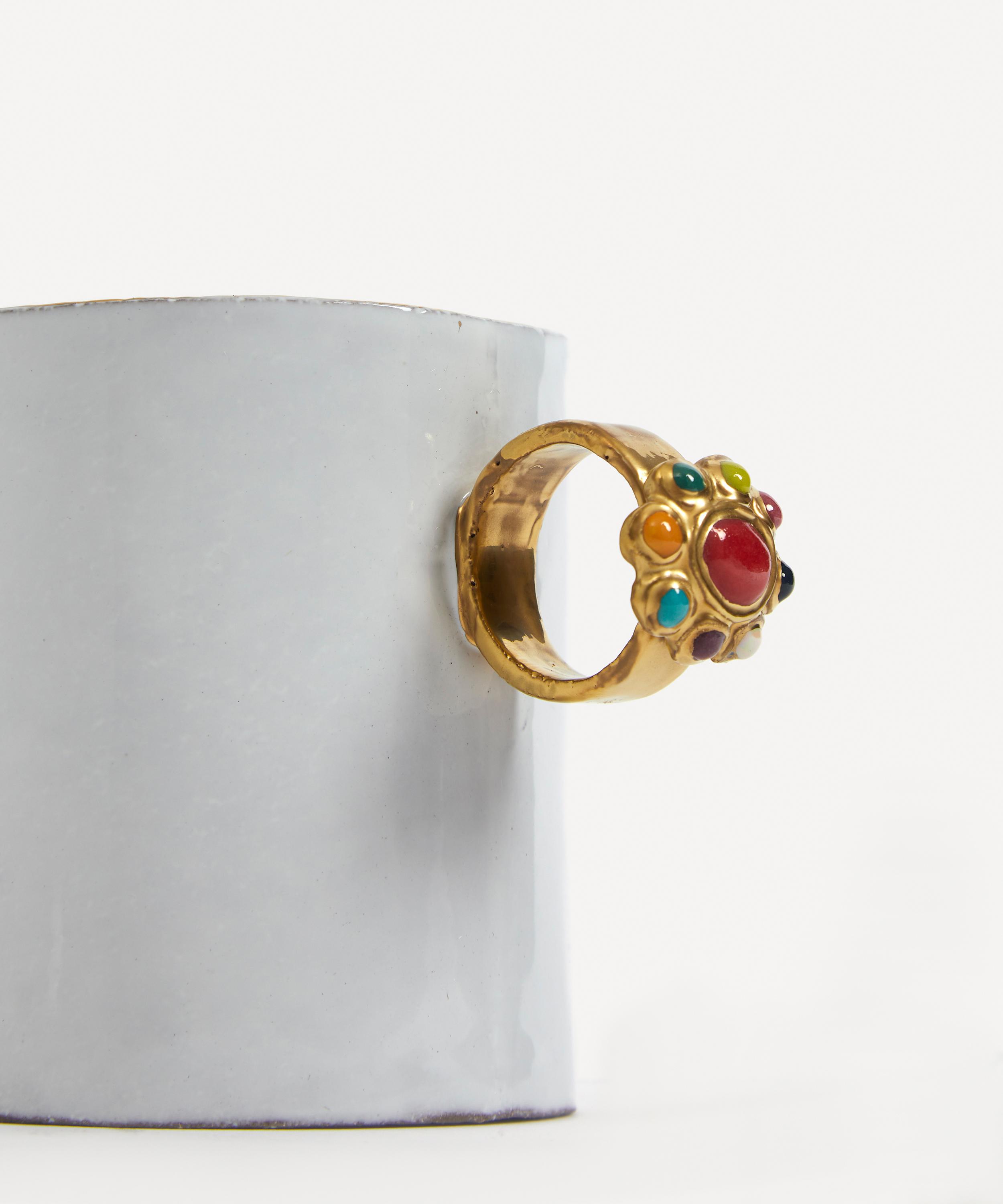 Astier de Villatte - Serena Fancy Ring Ceramic Cup image number 2