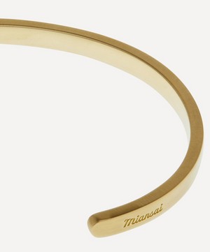 Miansai - Matte Brass Singular Cuff Bracelet image number 3