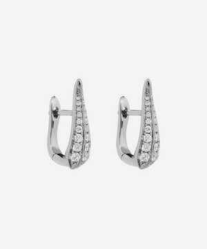 Annoushka - 18ct White Gold Diamond Hoop Earrings image number 0