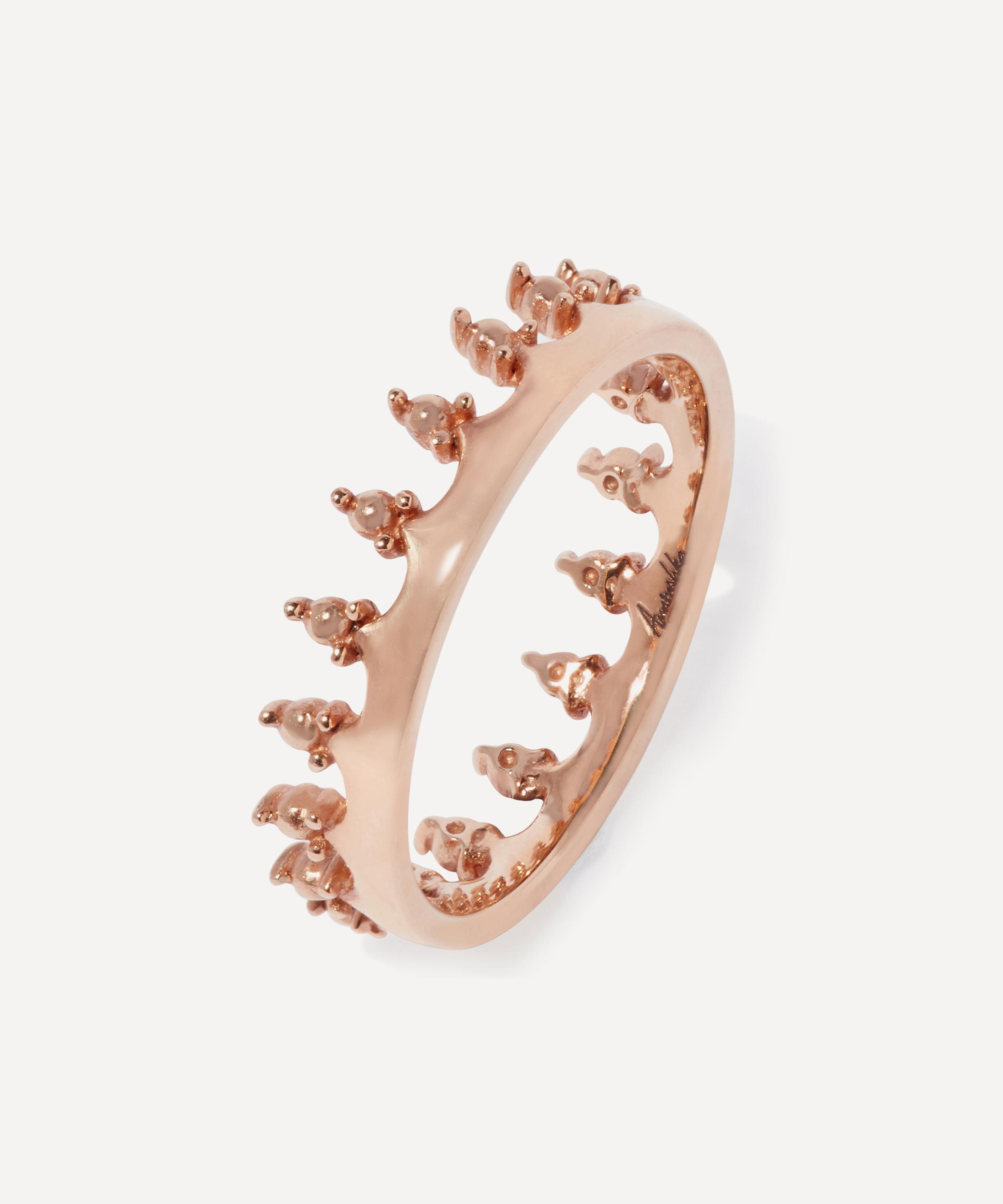 Annoushka - 18ct Rose Gold Crown Ring image number 0