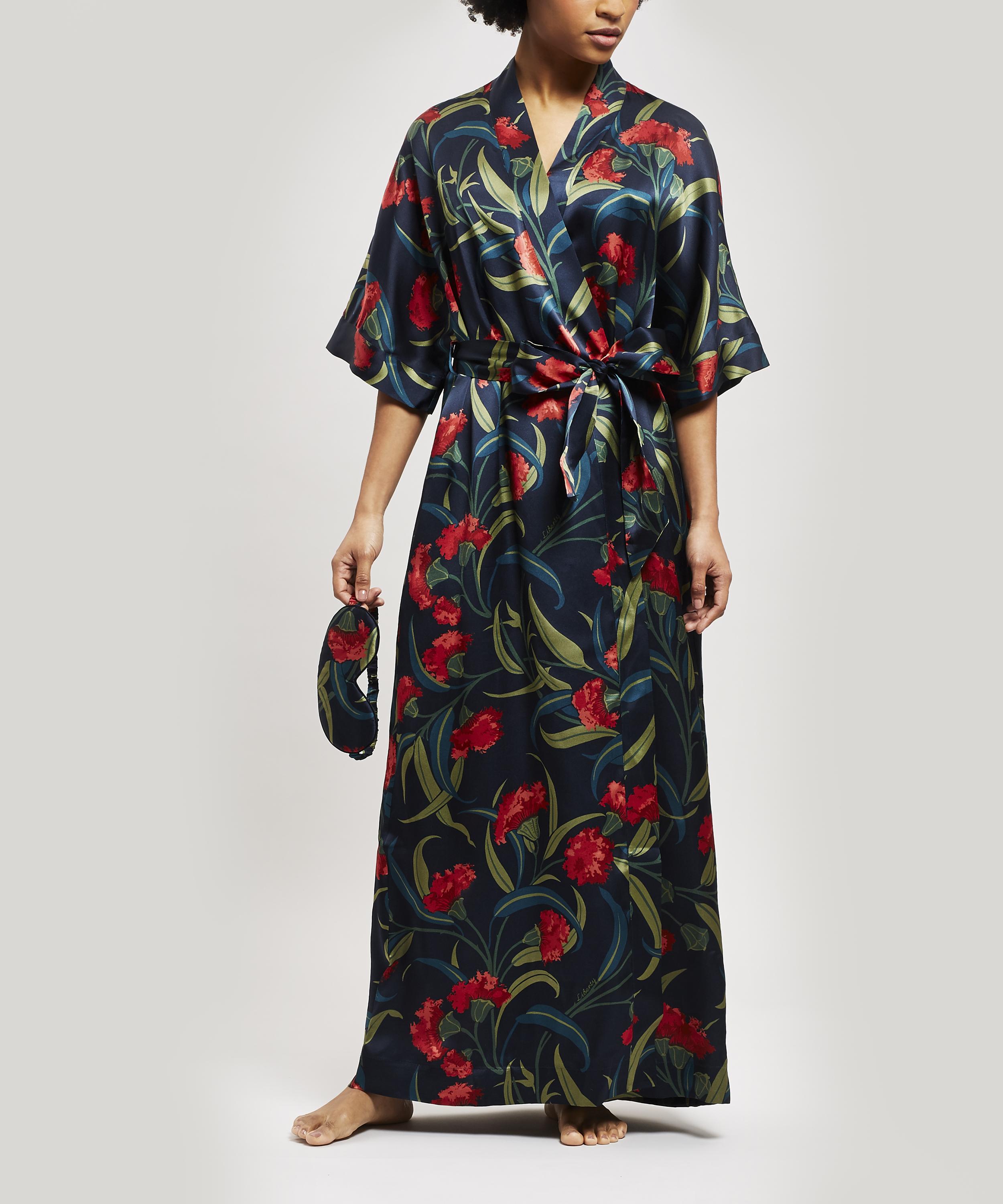 Liberty - Evelyn Silk Charmeuse Long Kimono image number 0