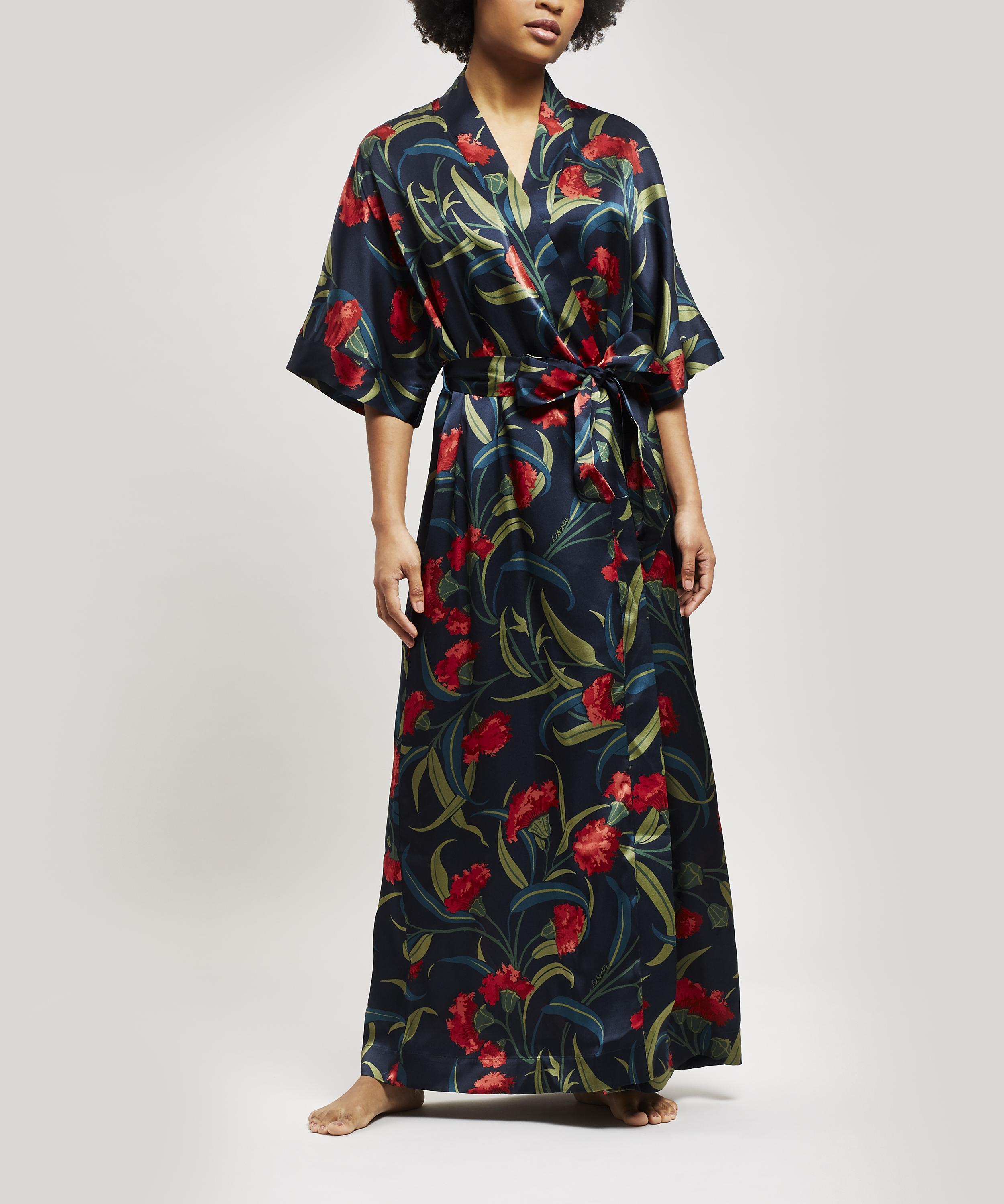 Liberty - Evelyn Silk Charmeuse Long Kimono image number 1