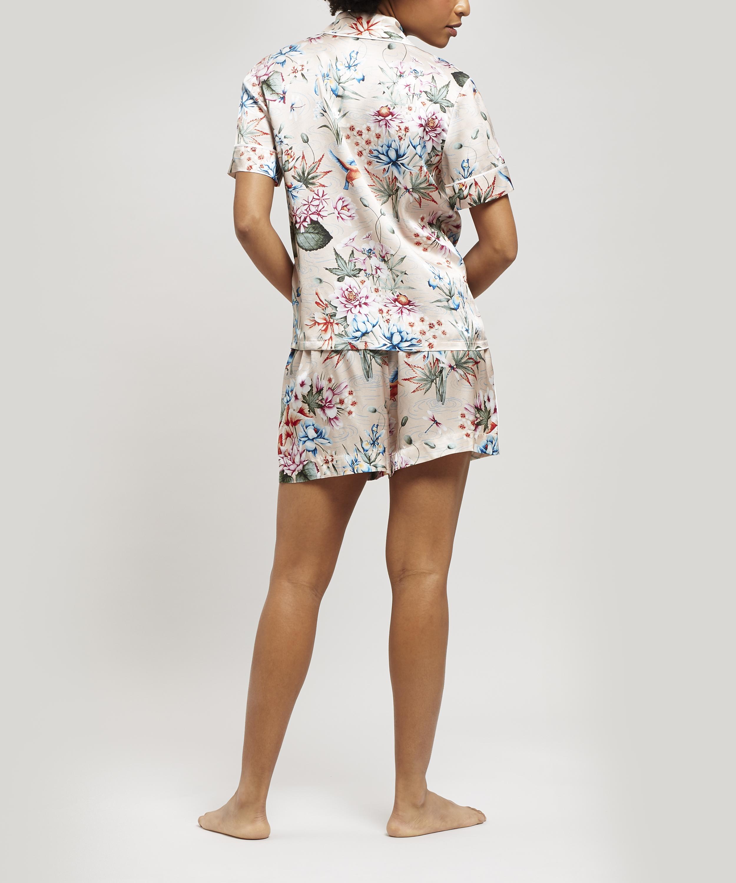 Liberty - Keiko Silk Charmeuse Short Pyjama Set image number 2