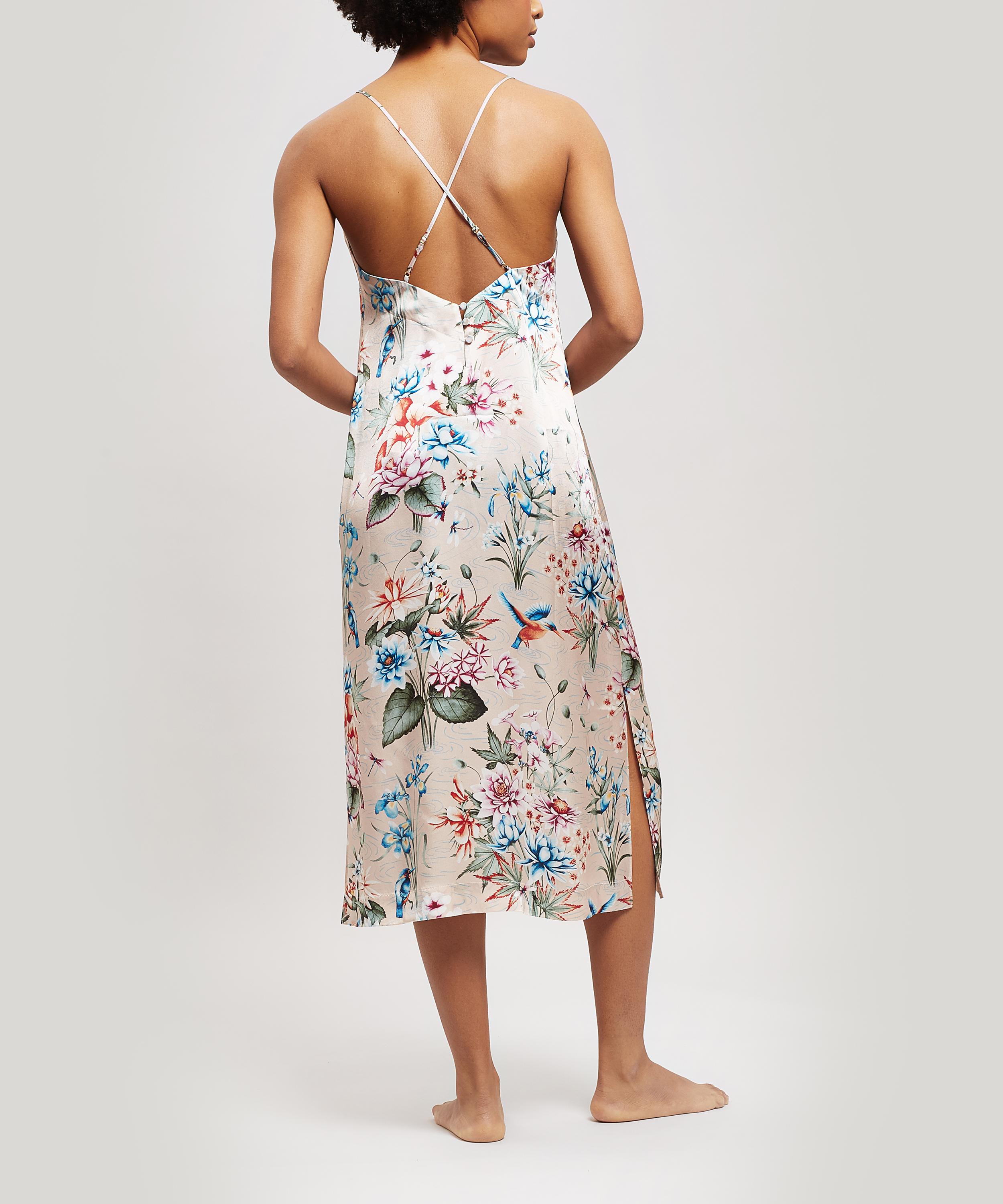 Liberty - Keiko Silk Charmeuse Long Chemise image number 2