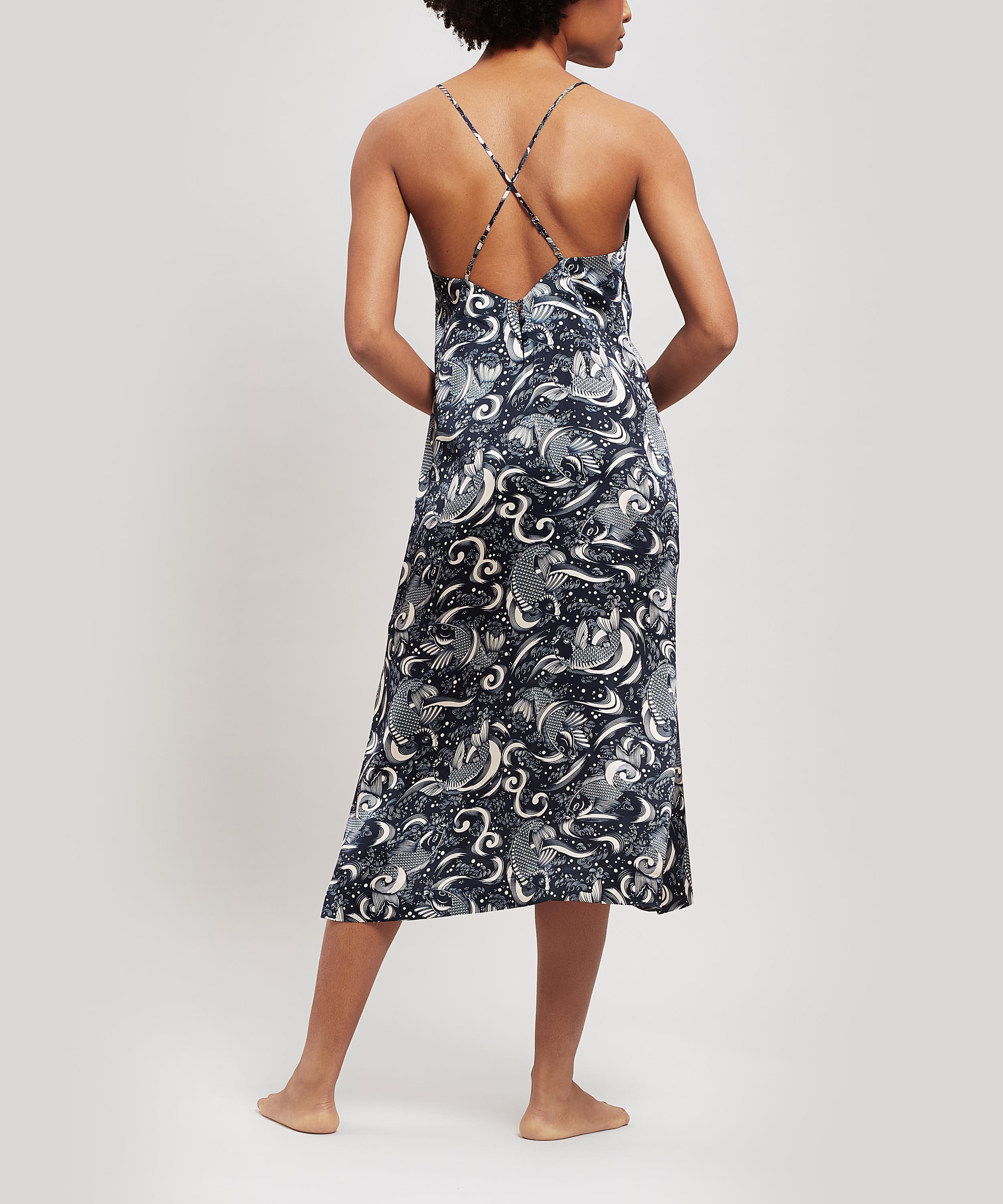 Liberty - Kirie Silk Charmeuse Long Chemise image number 2