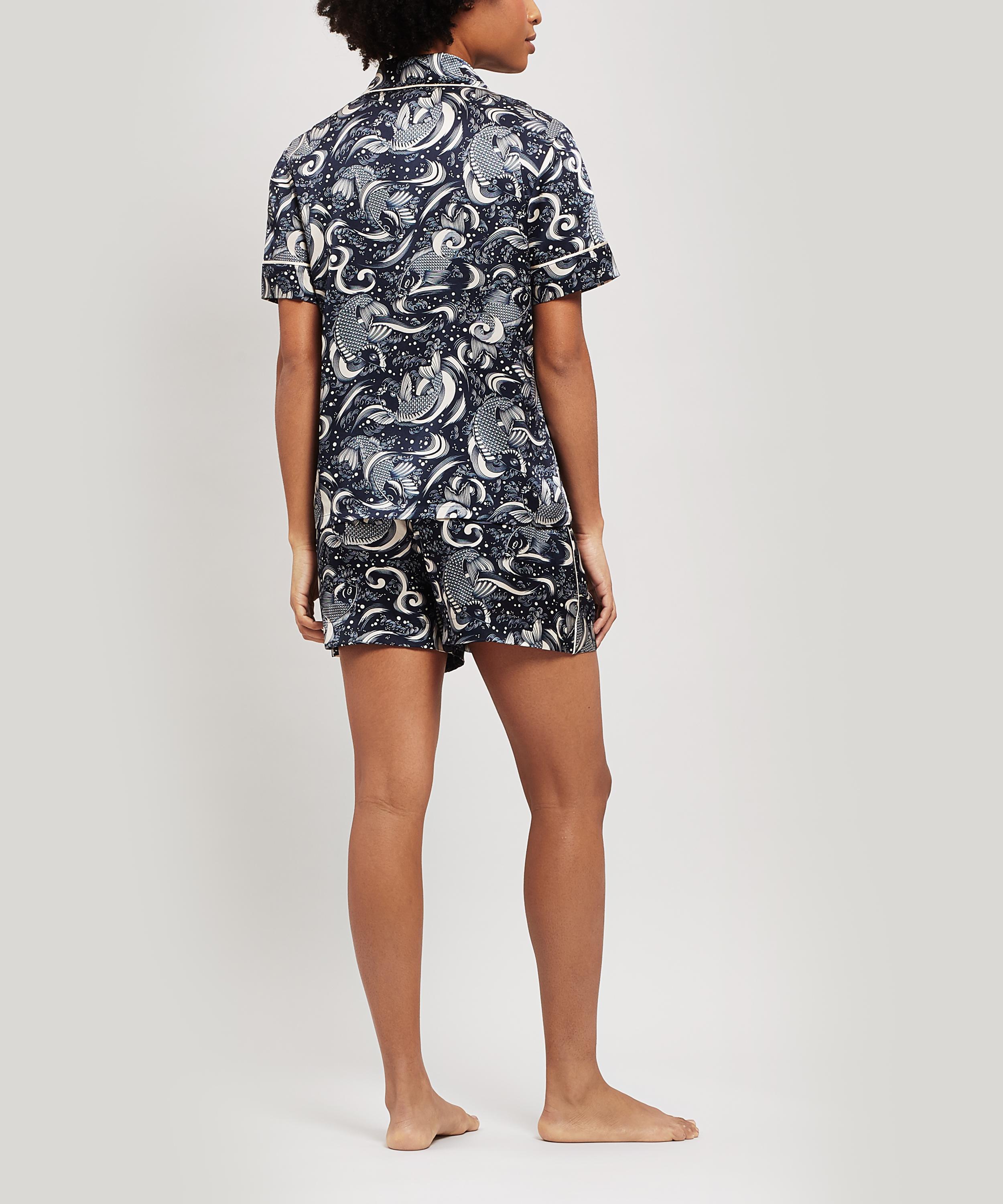 Liberty - Kirie Silk Charmeuse Short Pyjama Set image number 2