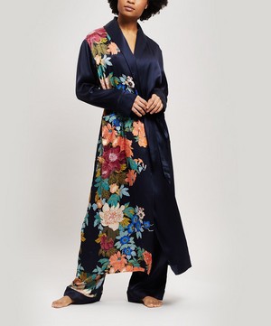 Liberty - Sakura Silk Charmeuse Long Robe image number 0