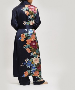 Liberty - Sakura Silk Charmeuse Long Robe image number 2