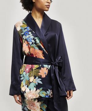 Liberty - Sakura Silk Charmeuse Wrap Jacket image number 3