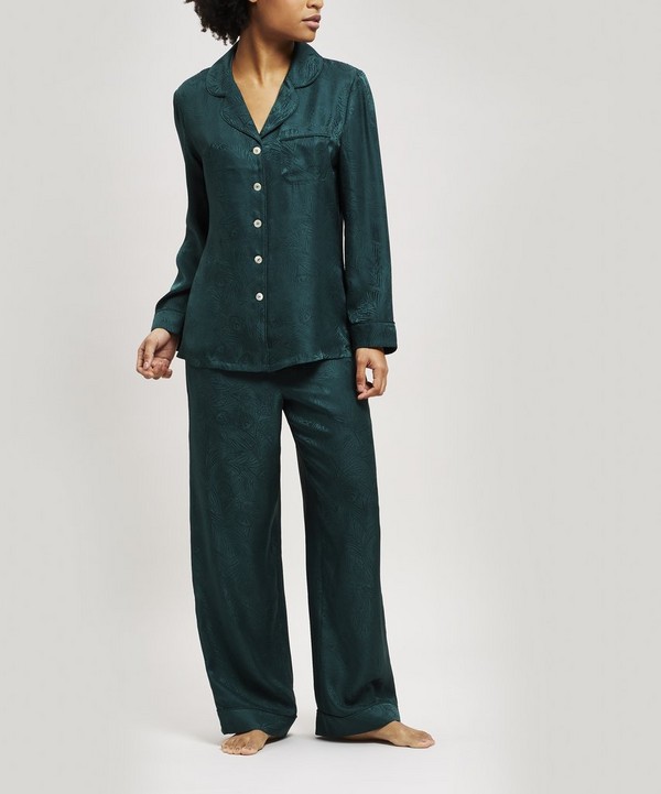 Liberty - Hera Silk Jacquard Pyjama Set image number null