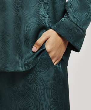 Liberty - Hera Silk Jacquard Pyjama Set image number 4