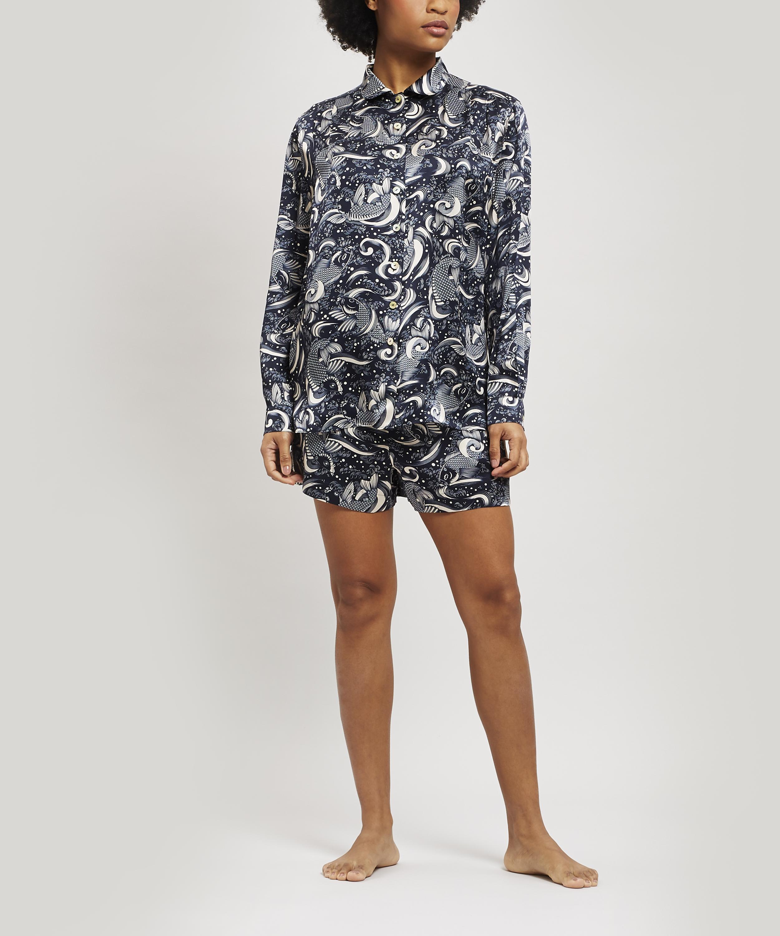 Liberty - Kirie Silk Charmeuse Pyjama Shirt image number 3