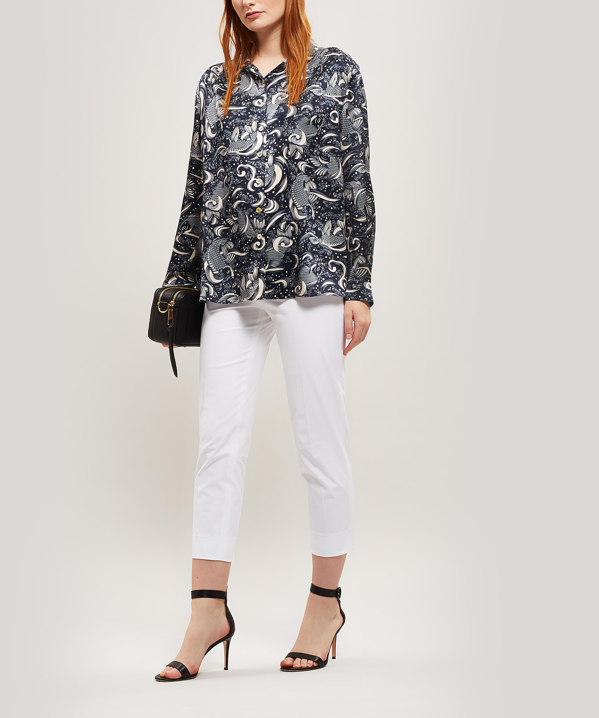 Liberty - Kirie Silk Charmeuse Pyjama Shirt image number 0