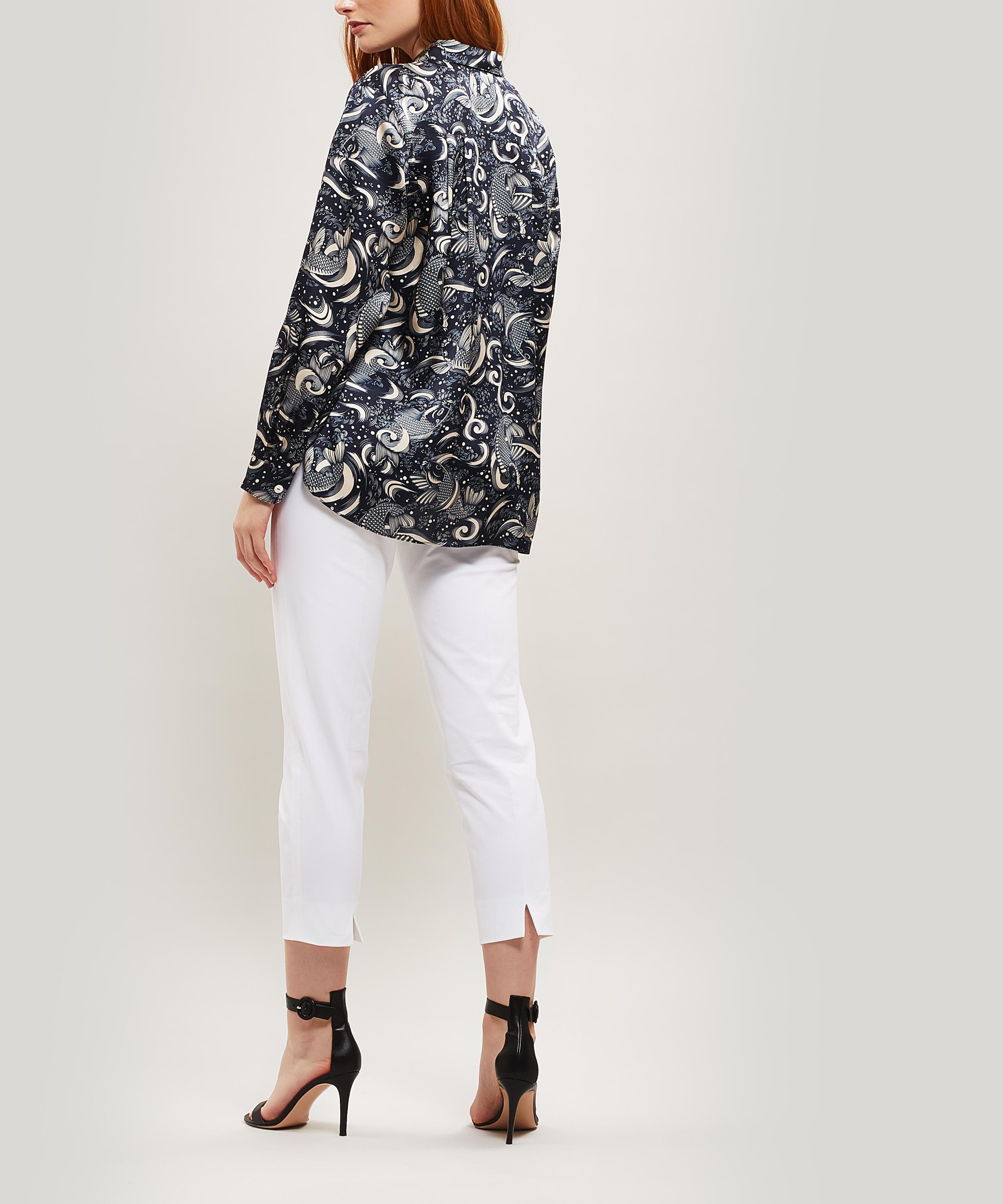 Liberty - Kirie Silk Charmeuse Pyjama Shirt image number 1