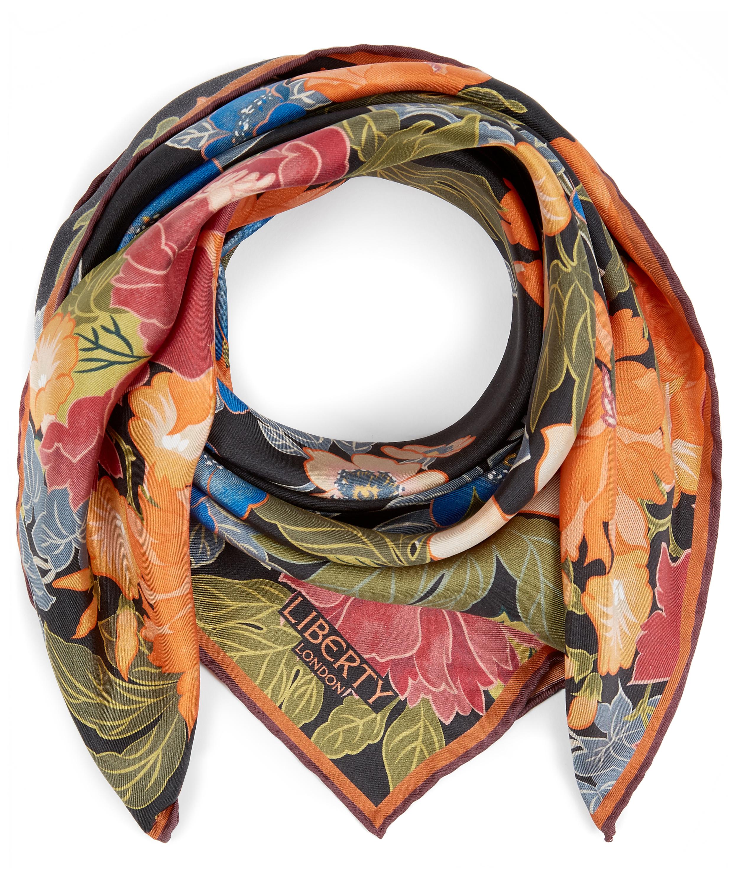 Liberty - Sakura 70 x 70cm Silk Twill Scarf image number 0