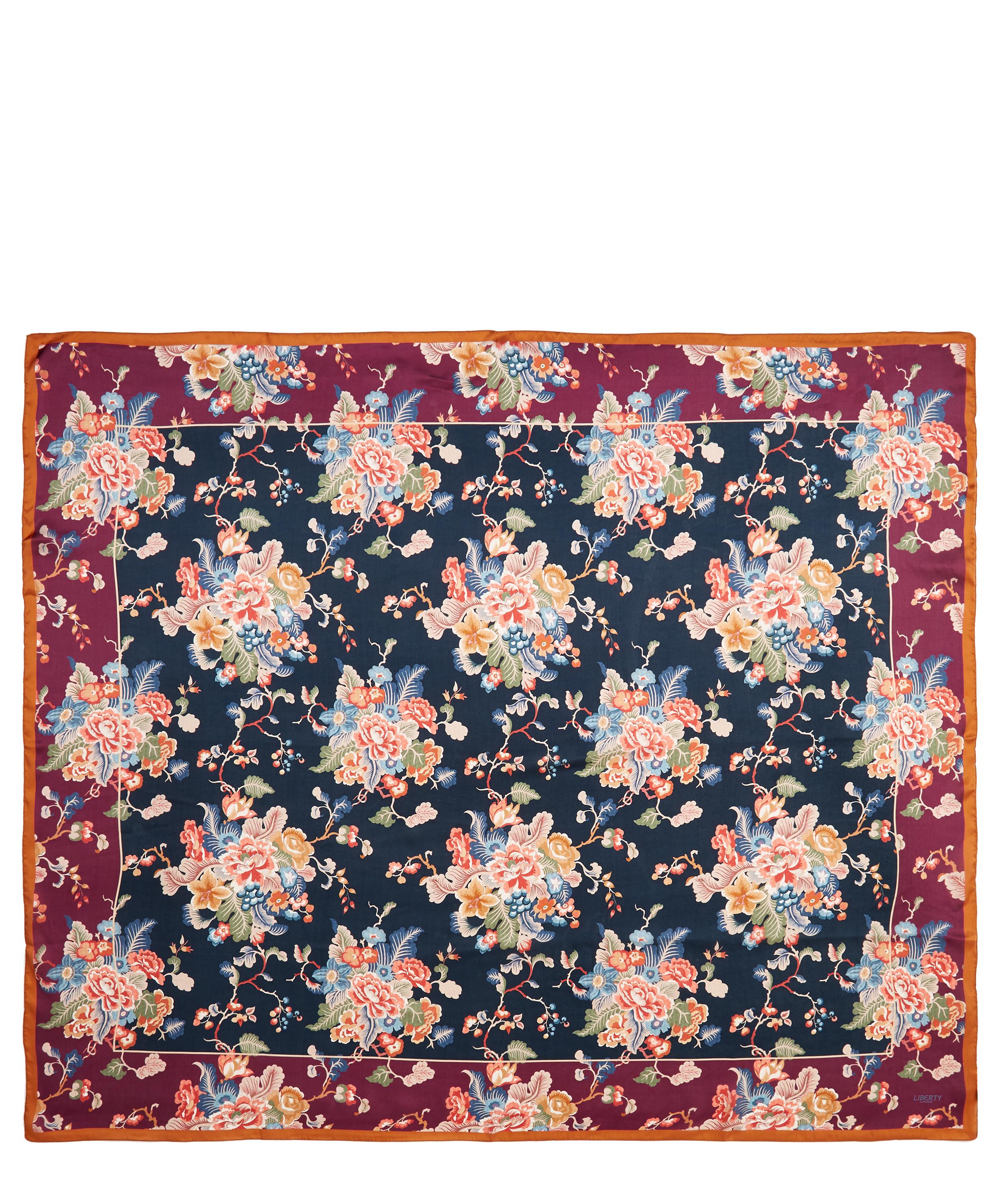 Liberty - Hiromi 110 x 130cm Silk Molare Scarf image number 1