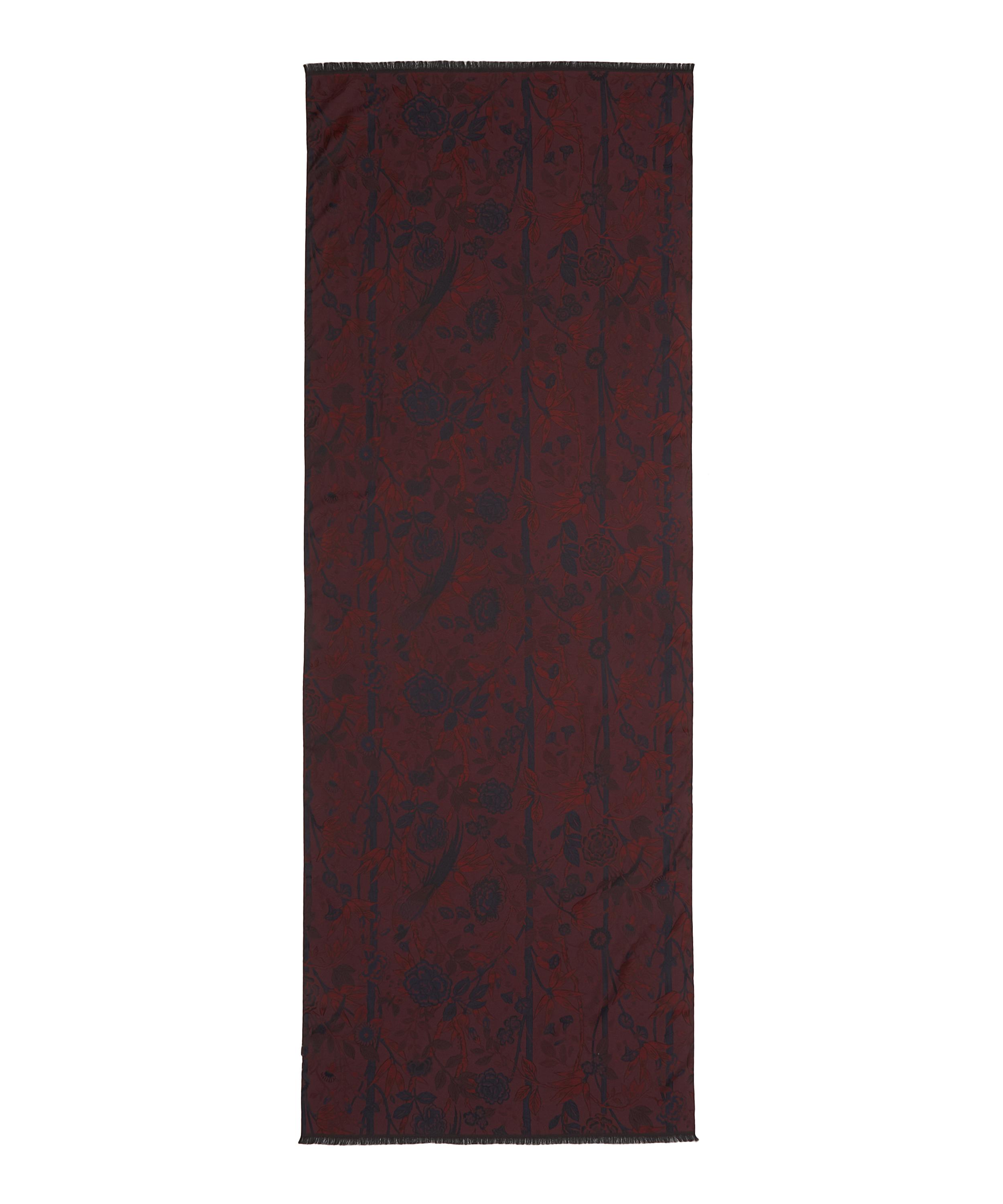 Liberty - Bamboo Garden 65 x 180cm Silk-Blend Jacquard Shawl image number 1