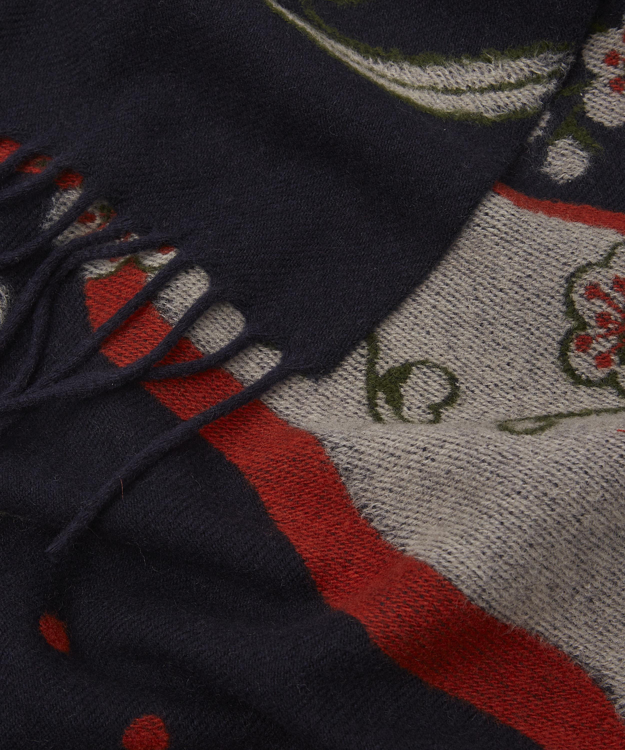 Liberty - Japanese Landscape 70 x 180cm Wool Jacquard Shawl image number 2