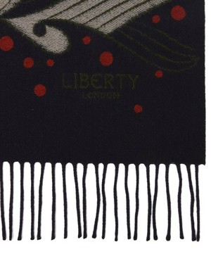 Liberty - Japanese Landscape 70 x 180cm Wool Jacquard Shawl image number 3