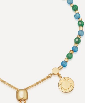 Astley Clarke - Gold Plated Vermeil Silver Astley Clarke x Theirworld Kula Gemstone Charity Bracelet image number 2