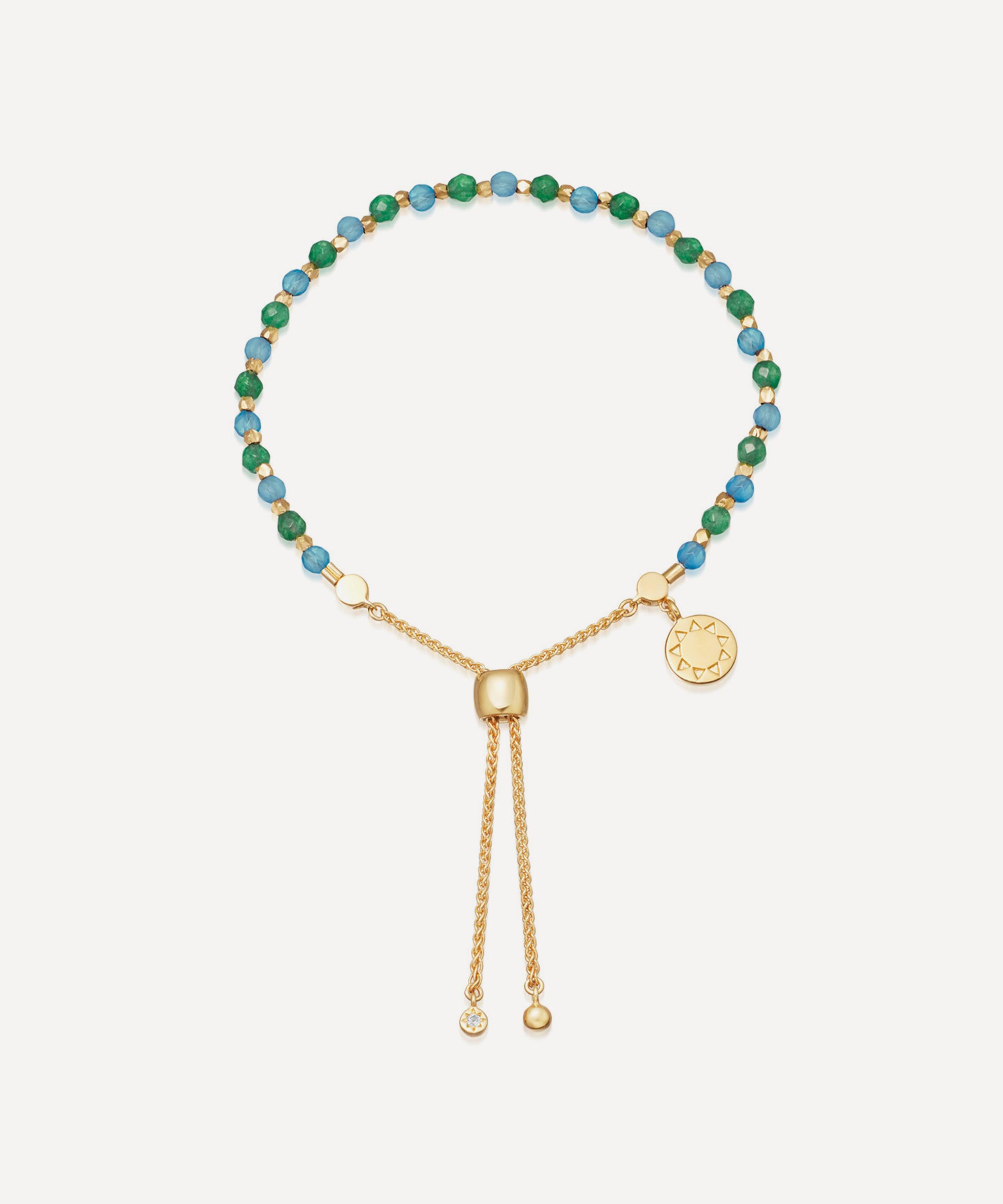 Astley Clarke - Gold Plated Vermeil Silver Astley Clarke x Theirworld Kula Gemstone Charity Bracelet image number 0