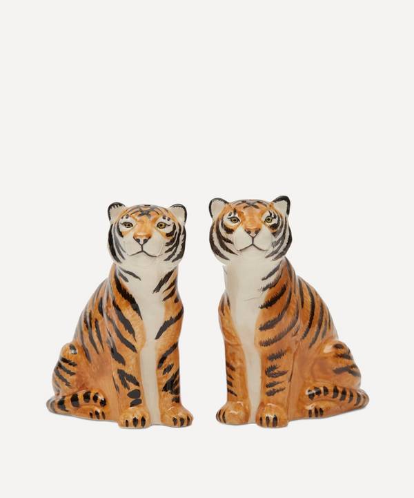 Quail - Tiger Salt and Pepper Shakers