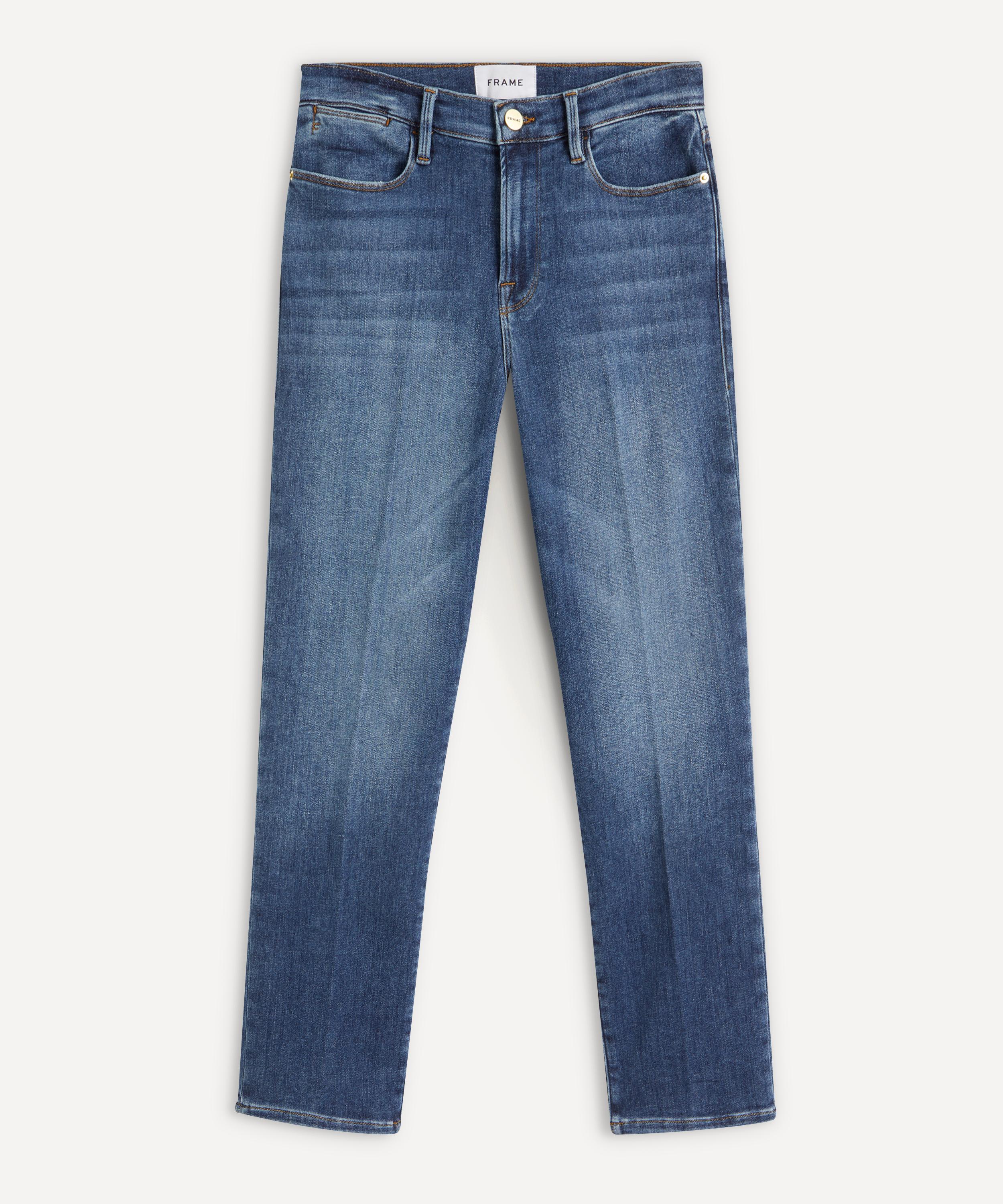 Frame Le Super High Straight Leg Jeans in Drizzle - Clothing from Bod & Ted  UK