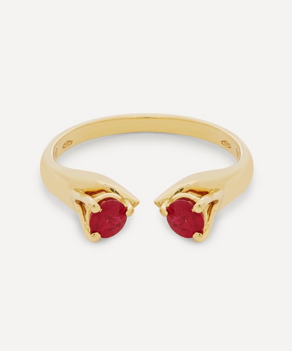 Atelier VM - 18ct Gold Mirror Ruby Ring image number null