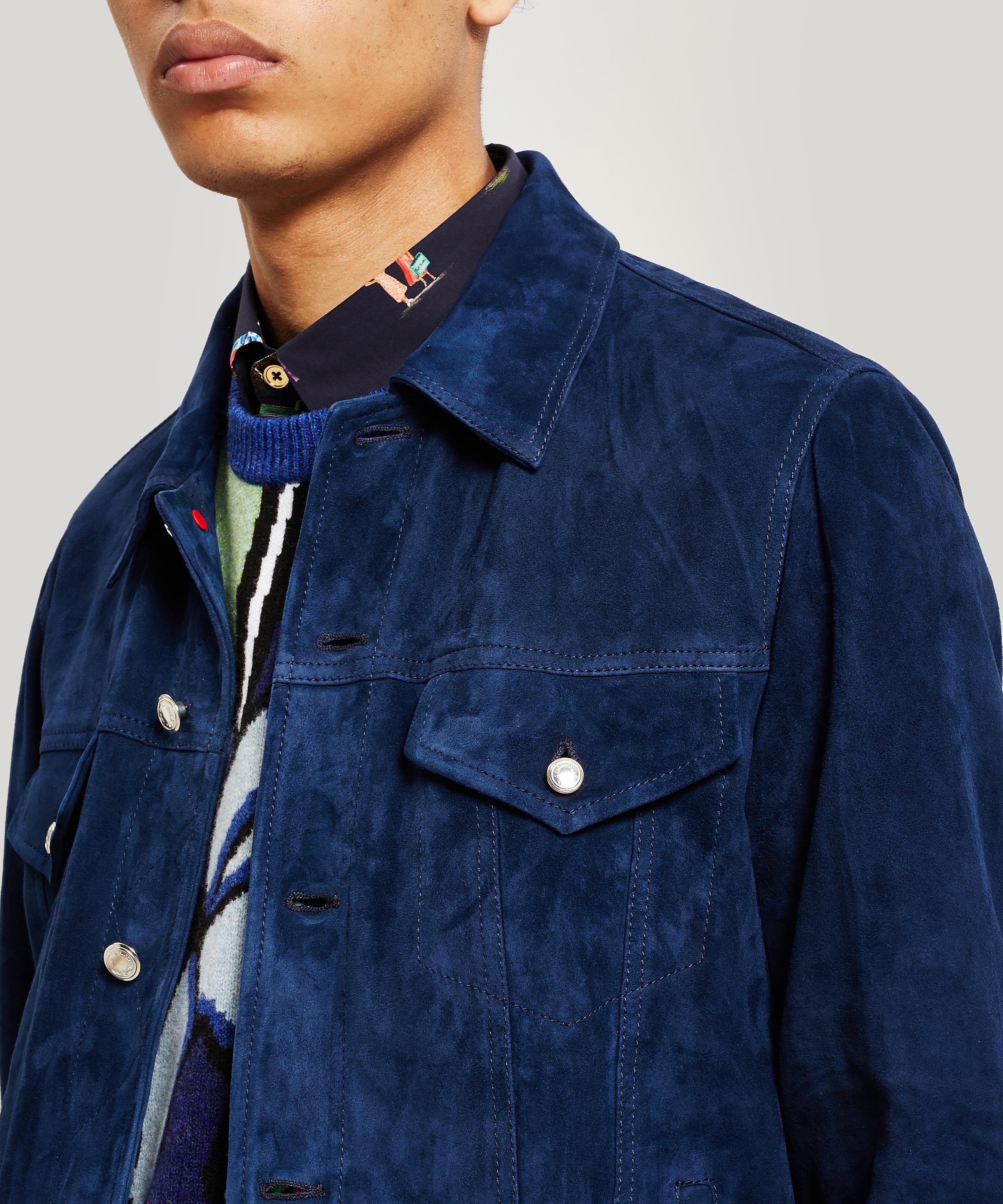 suede trucker jacket womens