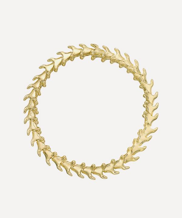 Shaun Leane - Gold Plated Vermeil Silver Serpents Trace Slim Bracelet image number null
