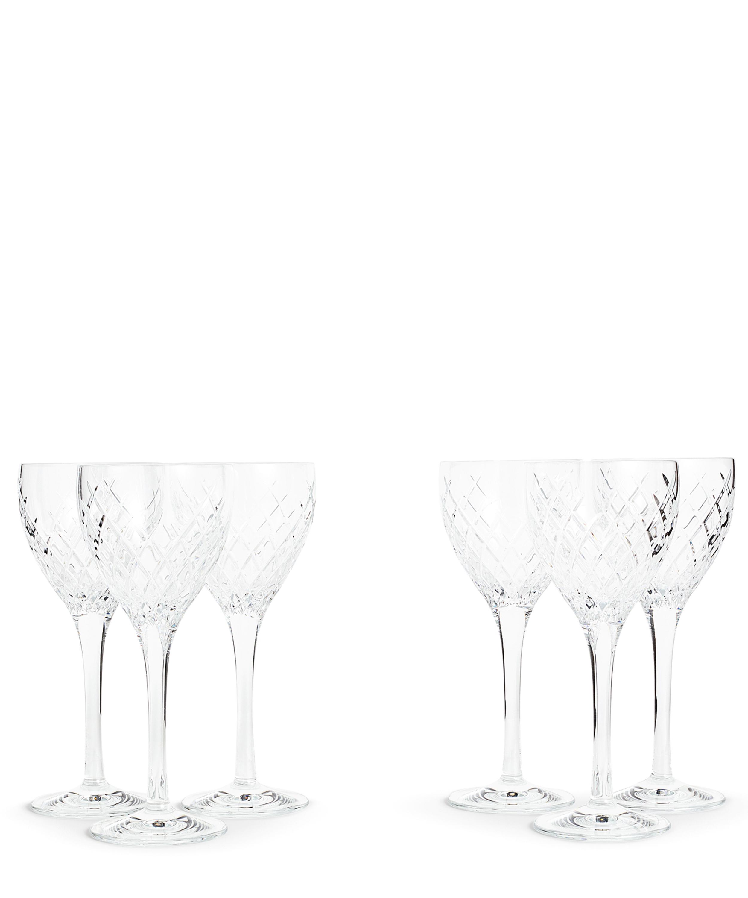 Barwell Cut Crystal Wine Glasses Set Of Six Liberty