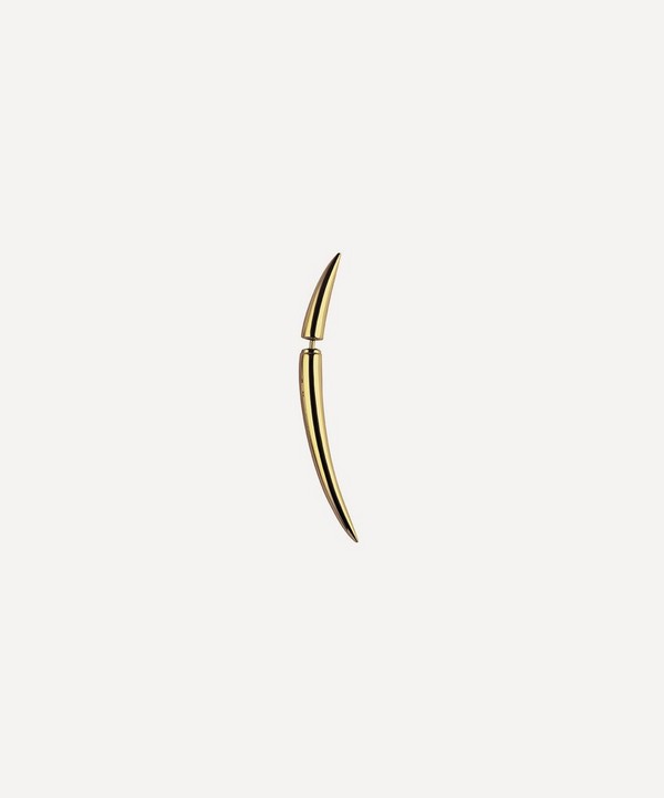 Shaun Leane - Gold Plated Vermeil Silver Single Quill Earring image number null