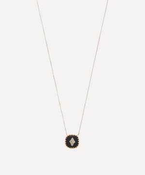 Pascale Monvoisin - 9ct Rose Gold Pierrot N°2 Diamond and Bakelite Pendant Necklace image number 0